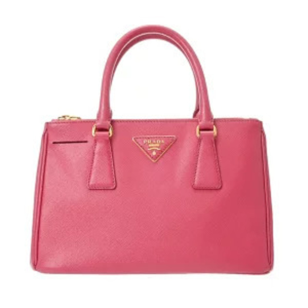Prada Pink Saffiano Leather Handbag